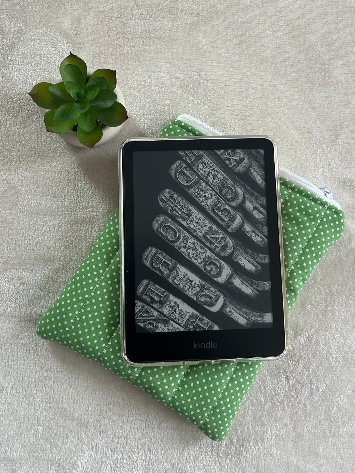 Green Dot Kindle Sleeve