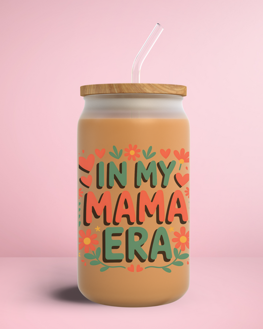 16 oz Frosted Glass Cup