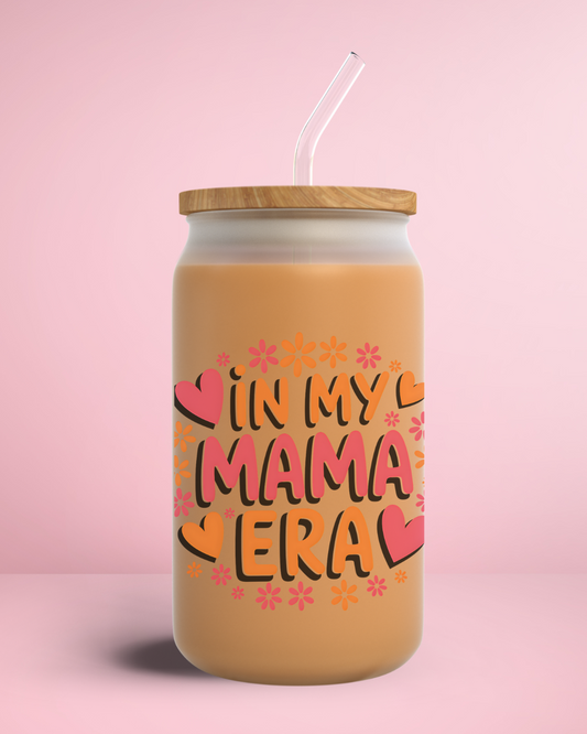 16 oz Frosted Glass Cup