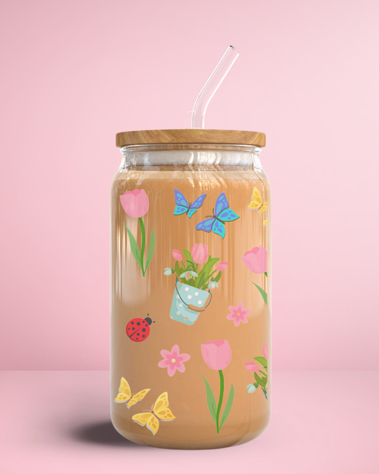16 oz Clear Glass Cup