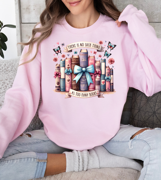 There is no such thing as too many books -Pink