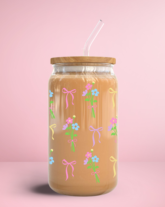 16 oz Clear Glass Cup