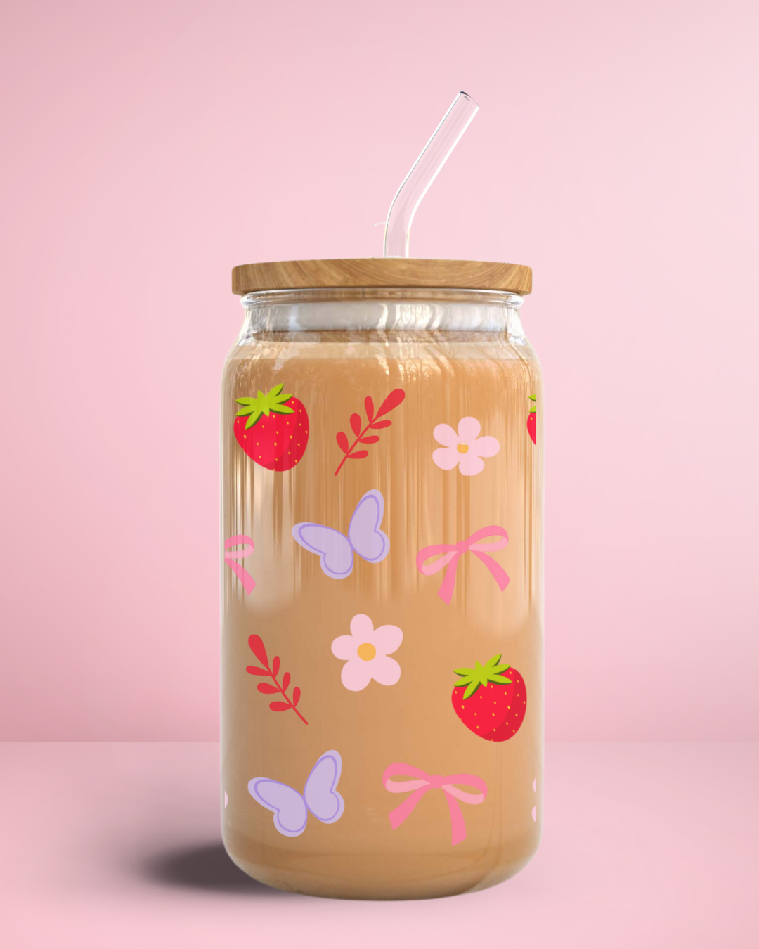 16 oz Clear Glass Cup