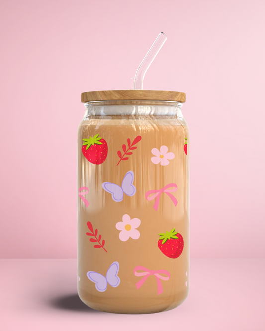 16 oz Clear Glass Cup