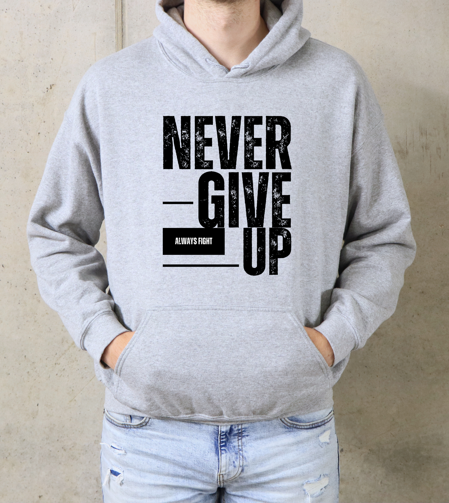 Never Give Up Hoodie