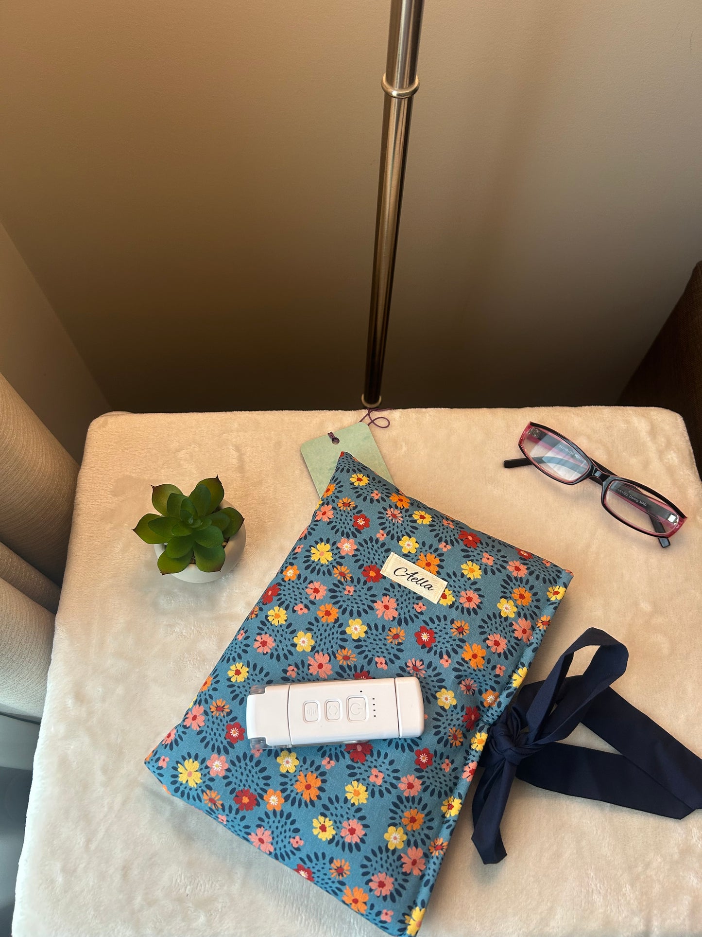 Blue Bouquet Book Sleeve