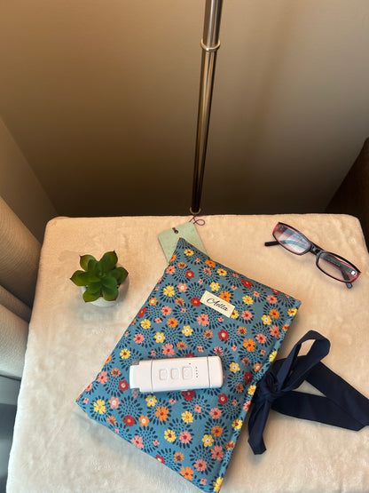 Blue Bouquet Book Sleeve