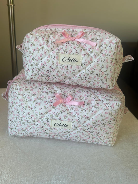 Little Roses Makeup Bag