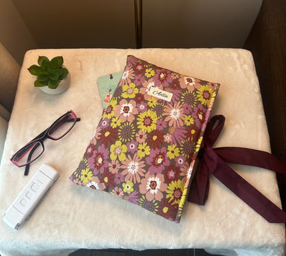 Burgundy Bouquet Book Sleeve